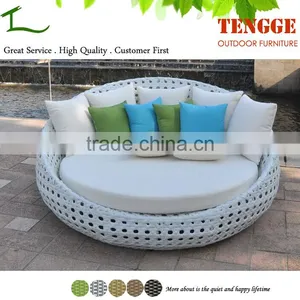 YH-8169 Rattan Wicker Sun Lounger Outdoor Rattan Sunbed thumbnail-3