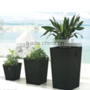 3-Piece Woven Planter Garden Furniture Flowerpot thumbnail-2