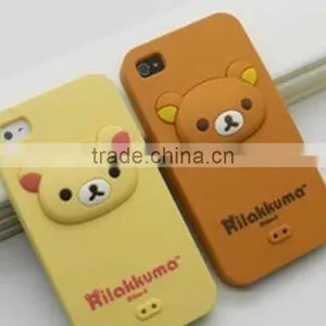 Bear Shaped Silicone Mobile Phones Case thumbnail-1