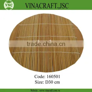 Round Bamboo Table Mats thumbnail-1