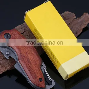 Accept Custom Multifunction Folding Knife With Wood Handle thumbnail-1