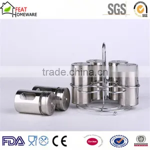 Sealed Glass Salt Pepper Canister Storage Jar thumbnail-5