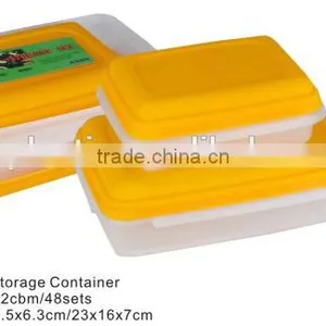 4pcs Rect. Storage Container/Plastic Storage Container TH-521 thumbnail-1