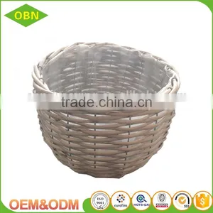 Cheap Garden Wicker Plant Basket Wicker Flower Pots With Plastic Lining thumbnail-3