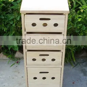 Solid Wood Cabinet for Bathroom thumbnail-1