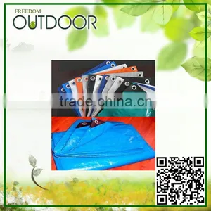Blue Poly Tarp Hdpe Fabric thumbnail-2