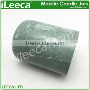 Green Modern Marble Stone Candle Jars for Christmas thumbnail-3
