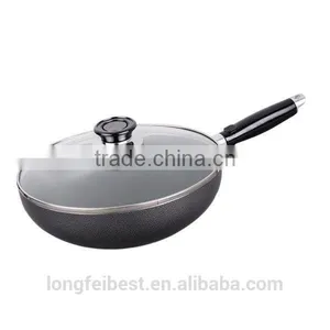 20-34cm Aluminium Casserole With Glass Lid and Stainless Handles thumbnail-1