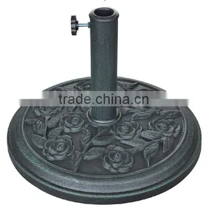 Rose Shape Outdoor 9KGS Resin Umbrella Base CP-052-9 thumbnail-1