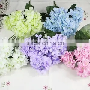 High Quality Silk Hydrangea Artificial Hydrangea Bouquet Decorative Landscaping Hydrangea Bouquet Export Only thumbnail-3