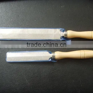Diamond Lozenge Type Sharpener With Wooden Handle for Sharpening Metal and Woodworking Tools thumbnail-1