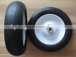 Flat Free Tire pu Wheel 3.50-8 Made in China thumbnail-1