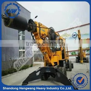 Bore Pile Foundation Hydraulic Rotary Crawler Drilling Rig for Depth 55m thumbnail-6
