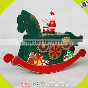 Wholesale Baby Wooden Musical Box Christmas Kids Wooden Musical Box Fashioned Wooden Musical Box W07B017A thumbnail-6