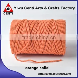 Top Sale Orange Bakers Twine Orange Solid Bakers Twine for Packing Gift thumbnail-1