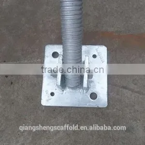 Galvanized Universal Swivel Base Jack for Scaffoldings thumbnail-1