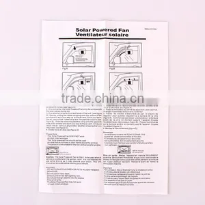 1W Rechargeable Solar Power Auto Vent Car Fan thumbnail-5