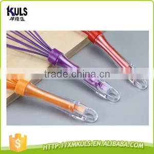 Colorful FDA/LFGB Food Grade Silicone Kitchen Whisk Tools Egg Beater thumbnail-4