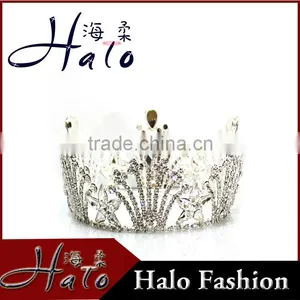 2015 Fasion Rhinestone Hair Decorative Pageant Crown&Tiaras H172-152 thumbnail-1