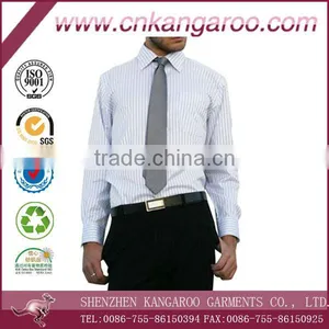 High Quality Non-iron Cotton Business Style Dress Shirt thumbnail-1