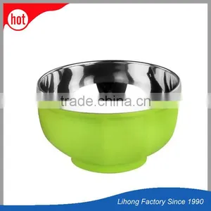 Personalized Heat Proof Handle Large Antique Metal Stainless Steel Mixing Bowl thumbnail-3