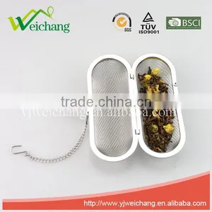 WCJ1074 Hot Sale Long Chain Tea Strainer Stainless Steel Tea Infuser thumbnail-2