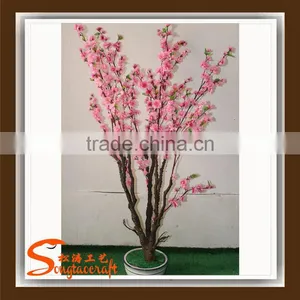 Wholsale China Customized Artifical Cherry Tree Decor Indoor Artificial Cherry Bilossom Tree Fake Cherry Tree for Sale thumbnail-1