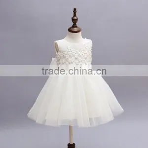 Baby Girl Pageant Wedding Dresses Infant Princess Little Girls 1 Year Birthday Party Dress Newborn Christening Dresses For Girls thumbnail-2