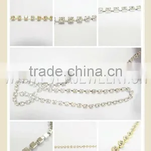 Crystal Cup Chain,Crystal Rhinestone Cup Chain thumbnail-1