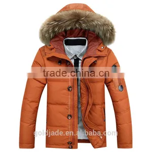 Fashion Winter Parka Jacket With Fur Hood for Men Winter Jacket Men 2016 thumbnail-5