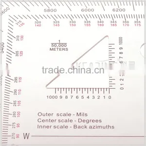 Kearing Brand Manufacture Aviation Square Protractor,combination Square Set Protractor,super Quality Military Square Ruler#KMP-4 thumbnail-3