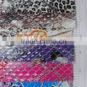 New Design of Snake Pvc Leather for Shoes and Bag thumbnail-1