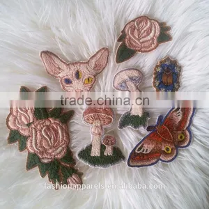 Custom Hand Made Hairless Cat Embroidered Patch for Clothes Embroidery Patch Made in China Choose Size/color thumbnail-6