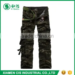 High Quality US Army Mens Camo Cargo Pants With Many Pockets thumbnail-1