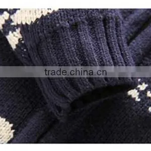 Boys Warm Fleece Lined Thick Knitted Sweater Cardigan thumbnail-3
