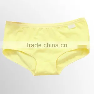 Yellow Color Sexy Panties Cotton Ladies Underwear thumbnail-1