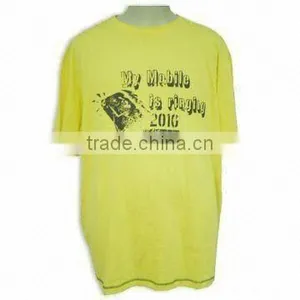 Men's T-shirt, Comes With Motif Print in Front, Made of 100% Cotton thumbnail-1