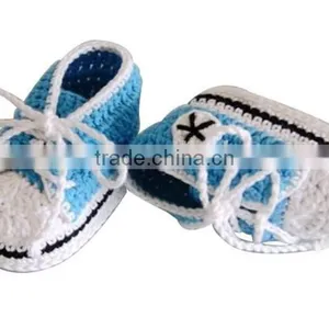 High Quality Hand Crochet Baby Shoes thumbnail-1