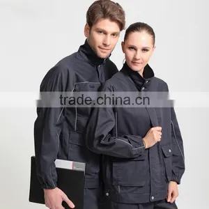 Custom Factory Price Qualited Workwear Executive Jacket With Pockets Wholesale thumbnail-1