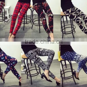Womens Ladies Gym Wear Digital Wonder Woman Print Sports Legging thumbnail-1