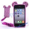 Super Fashion Cute Leopard Print With Soft Tail Hard Case for IPhone 4S(rose Leopard Print) thumbnail-1