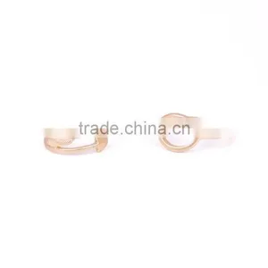 4pcs Per Set Triangle Cupid's Arrow Metal Midi Finger Knuckle Rings thumbnail-3