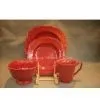 Stoneware Country Square 16pc Set in Red Color thumbnail-1