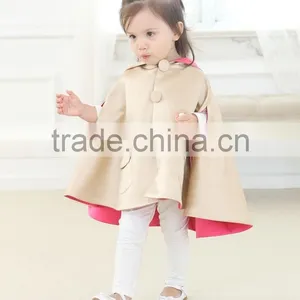 High Fashion Boutique Clothing Baby Cape Latest Hooded Satin Cape for Girls thumbnail-4