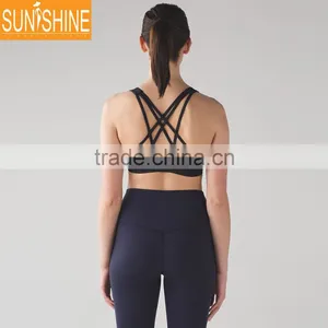 2017 Women Gym Wear Fitness Top Newest Wholesale Sexy Gym Bra thumbnail-2