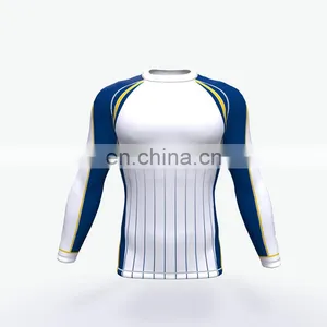 Custom Own Design Sublimation Printing Short Sleeve Rash Guards thumbnail-2