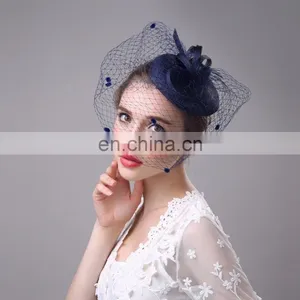 Feather Sinamay Fascinator for Ladies thumbnail-3