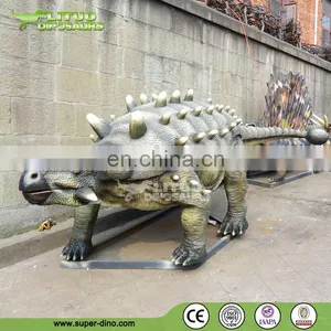 Life Size Dinosaur Animatronic Dinosaur Ankylosaurus Remote Control Walking Dinosaurs thumbnail-1