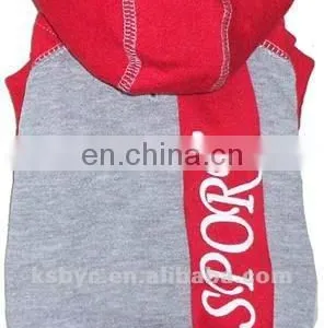 Red Hoodie Grey Dog Sportswear thumbnail-1