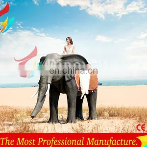 Large Outdoor Antique Elephant Statue thumbnail-2